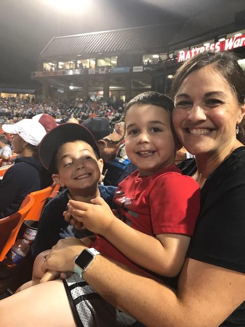 Jessica with sons Chase and Tanner